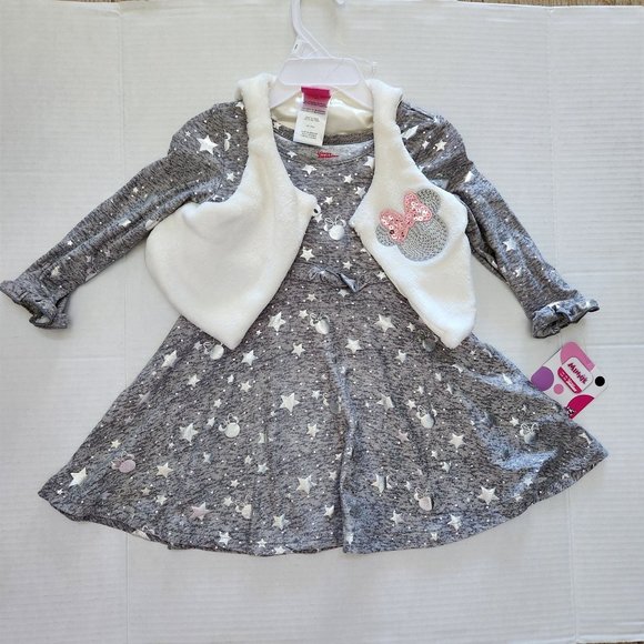 Disney Minnie Dress with Vest,size 2T - Picture 1 of 8